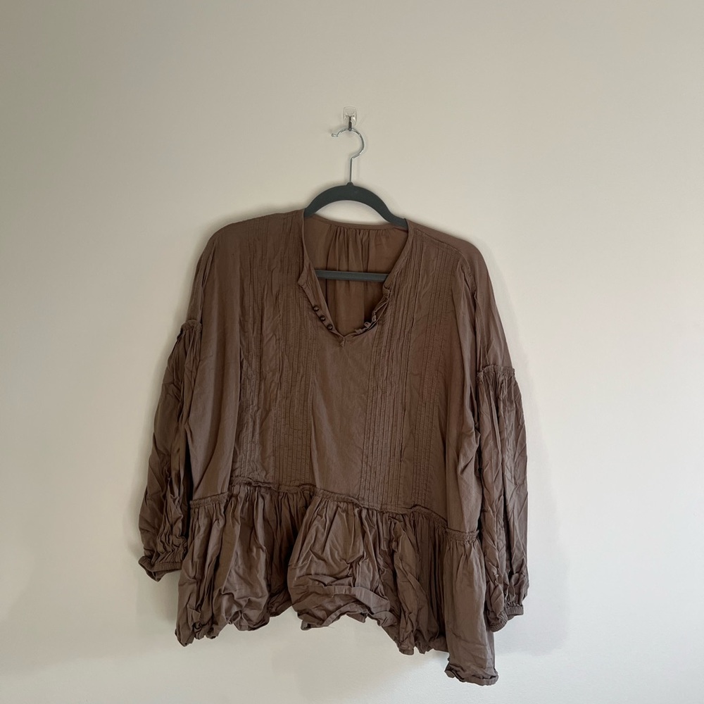 Brown Women's Top